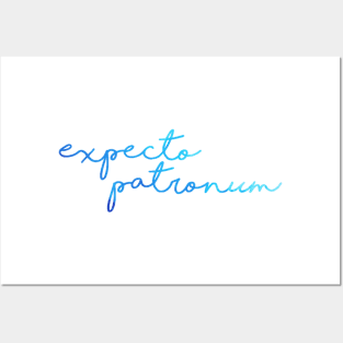 Blue Expecto Patronum Posters and Art